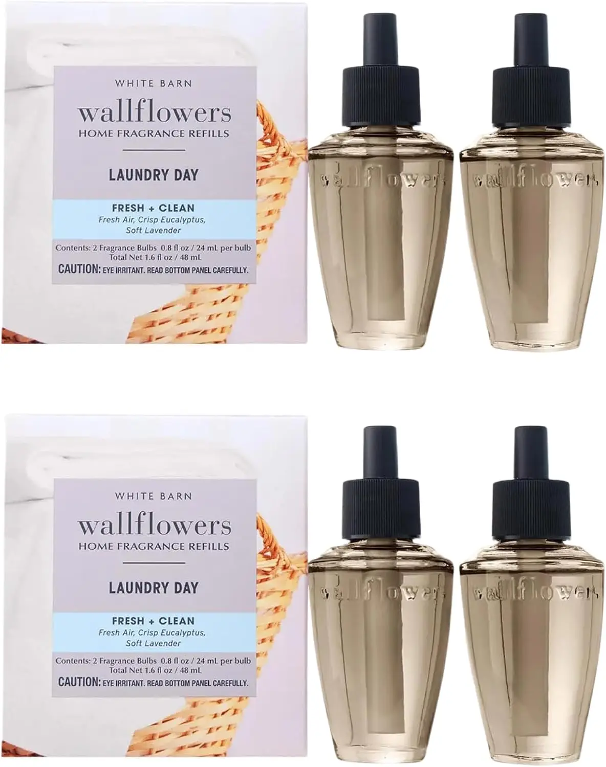 Wallflowers Refills, Laundry Day Scent, Plug-In Air Freshener Refills for Bedrooms, Bathrooms & Living Spaces, 4 Pack
Wallflowers Refills, Laundry Day Scent, Plug-In Air Freshener Refills for Bedrooms, Bathrooms & Living Spaces, 4 Pack