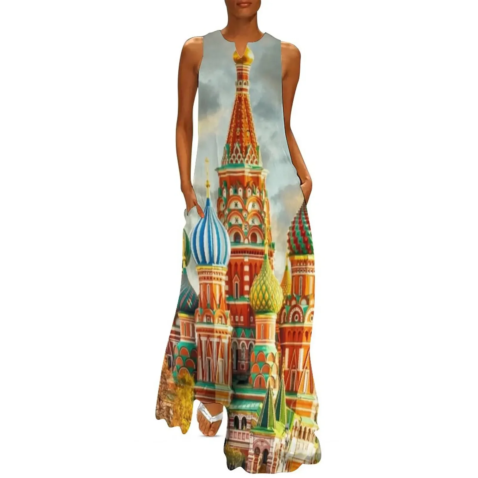 The majestic St. Basil's Cathedral, Moscow Long Dress elegant dresses for women dresses for women 2025 Dress
The majestic St. Basil's Cathedral, Moscow Long Dress elegant dresses for women dresses for women 2025 Dress