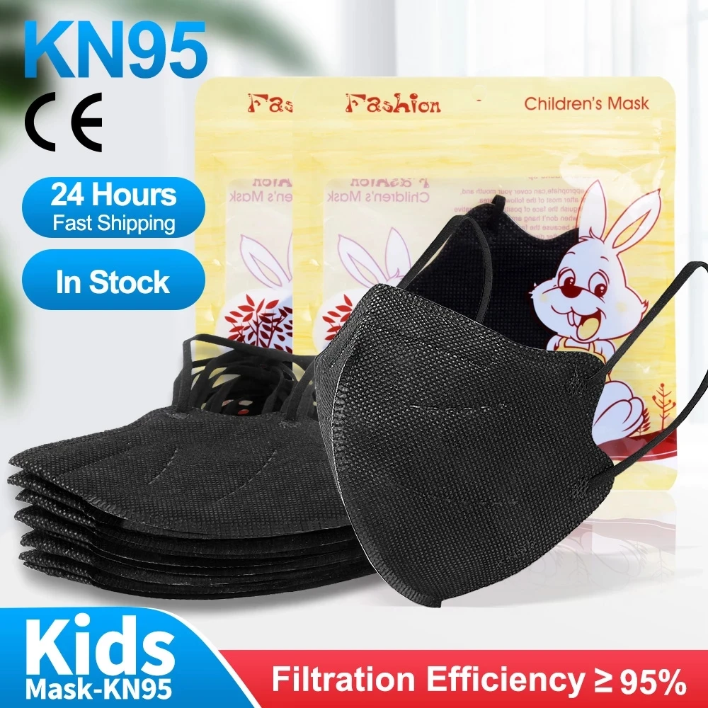 10-200Pcs KN95 Kid Face Masks FFP2 Children 4-Ply Filtracion 95% Boy Girl 6-9 Dust-proof Protective Mask Many Colors Mascarillas
10-200Pcs KN95 Kid Face Masks FFP2 Children 4-Ply Filtracion 95% Boy Girl 6-9 Dust-proof Protective Mask Many Colors Mascarillas