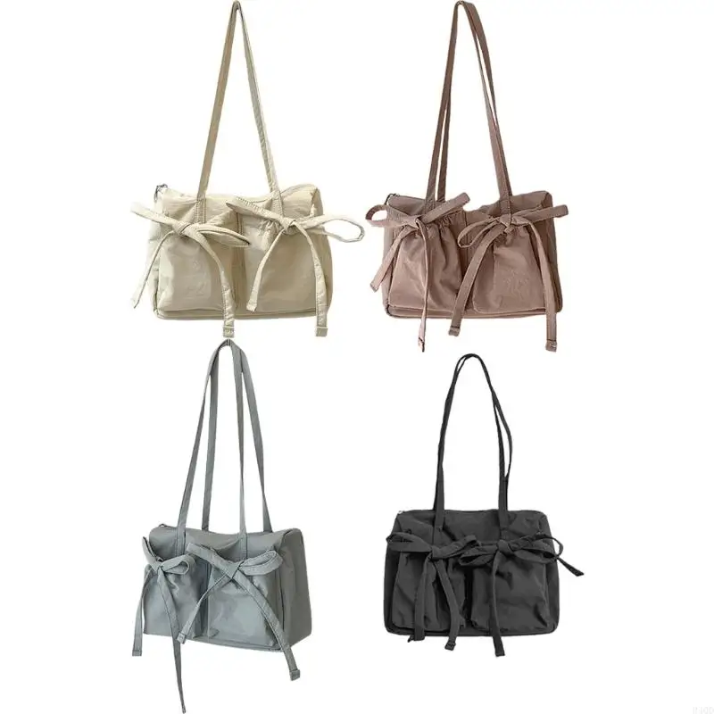 340D Women Bag Bows Handbag Nylon Shoulder Bag Large Capacity Armpit Bag Korean Styles Underarm Bag Shopping Bag Travel Bag
340D Women Bag Bows Handbag Nylon Shoulder Bag Large Capacity Armpit Bag Korean Styles Underarm Bag Shopping Bag Travel Bag
