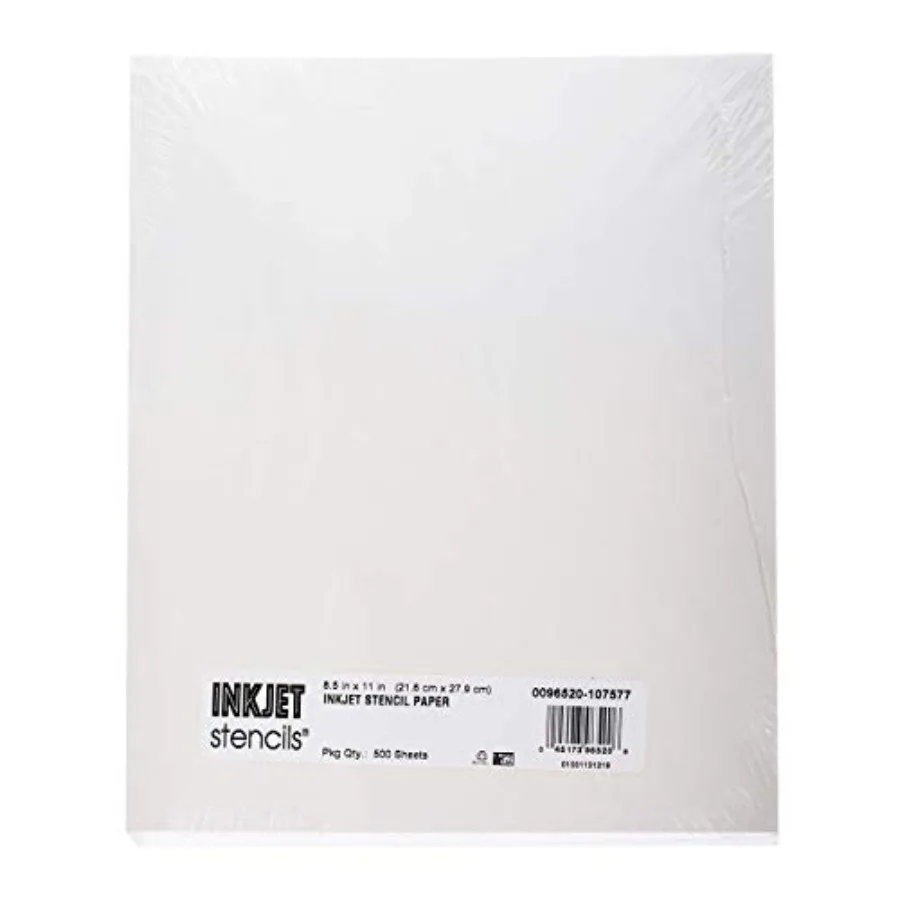 Inkjet Stencils Tracing Paper - Ream of 500 Sheets
Inkjet Stencils Tracing Paper - Ream of 500 Sheets