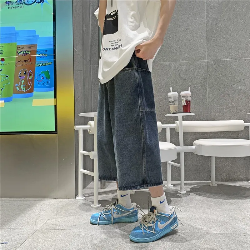 Summer Youth Wide Leg Jeans Thin Style High Street Versatile Loose Trendy Brand Seven-Foot Pants Casual mid Waist No Stretch
Summer Youth Wide Leg Jeans Thin Style High Street Versatile Loose Trendy Brand Seven-Foot Pants Casual mid Waist No Stretch