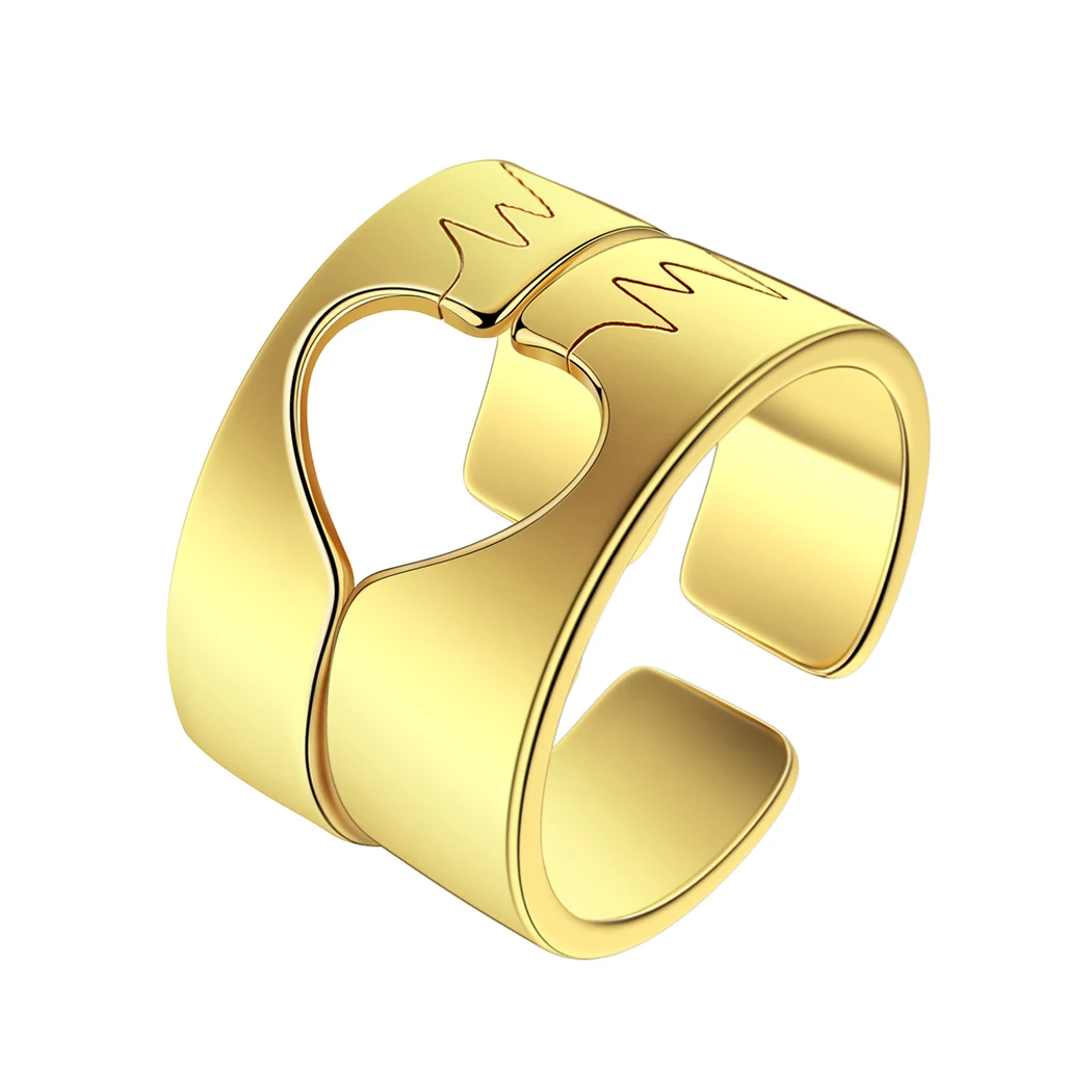 Stainless Steel Nurse Heartbeat Ekg Couple Promise Rings Ecg Registered Nurse Valentine Day Doctor Gift
Stainless Steel Nurse Heartbeat Ekg Couple Promise Rings Ecg Registered Nurse Valentine Day Doctor Gift