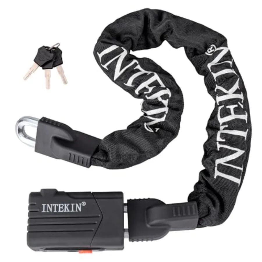 Bike Chain Lock for outdoor use, hardened steel, black, 3FT/4FT/5FT length with 8mm/10mm thickness, anti-theft design, includes
Bike Chain Lock for outdoor use, hardened steel, black, 3FT/4FT/5FT length with 8mm/10mm thickness, anti-theft design, includes