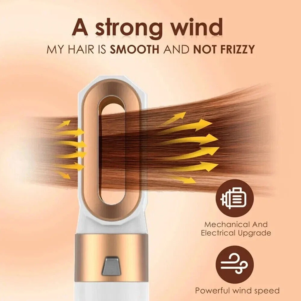 5-in-1 Hair Dryer Electric Hair Comb Negative Ion Straight Curler Brush Blow Dryer Air Comb Removable Brush Kit Tool
5-in-1 Hair Dryer Electric Hair Comb Negative Ion Straight Curler Brush Blow Dryer Air Comb Removable Brush Kit Tool