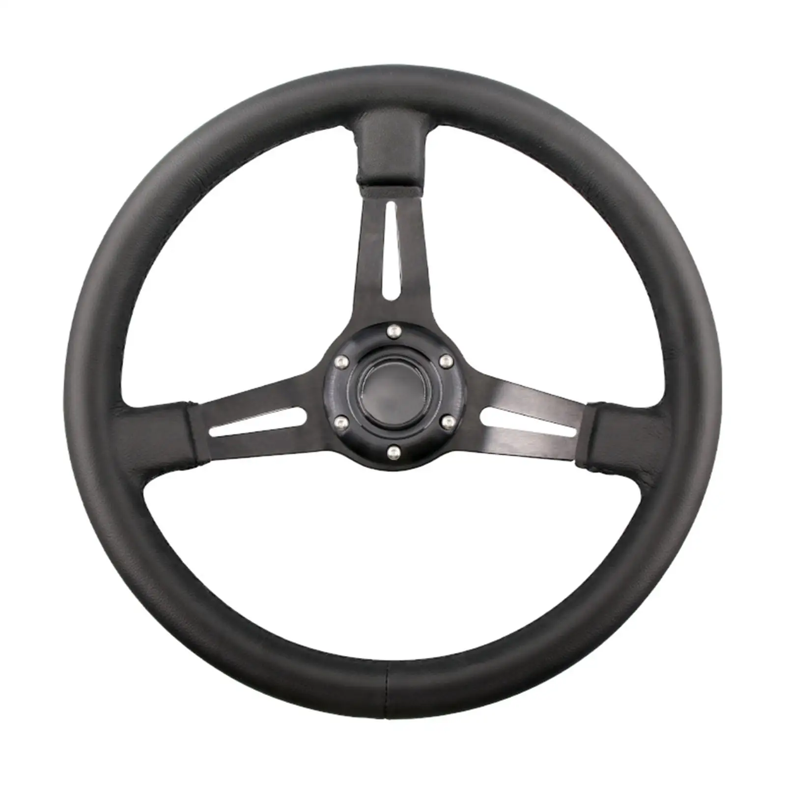 Golf Cart Steering Wheel Aluminum + PU for for Outdoor Sports DIY PU Leather 10.6" ID Steering Wheel
Golf Cart Steering Wheel Aluminum + PU for for Outdoor Sports DIY PU Leather 10.6" ID Steering Wheel