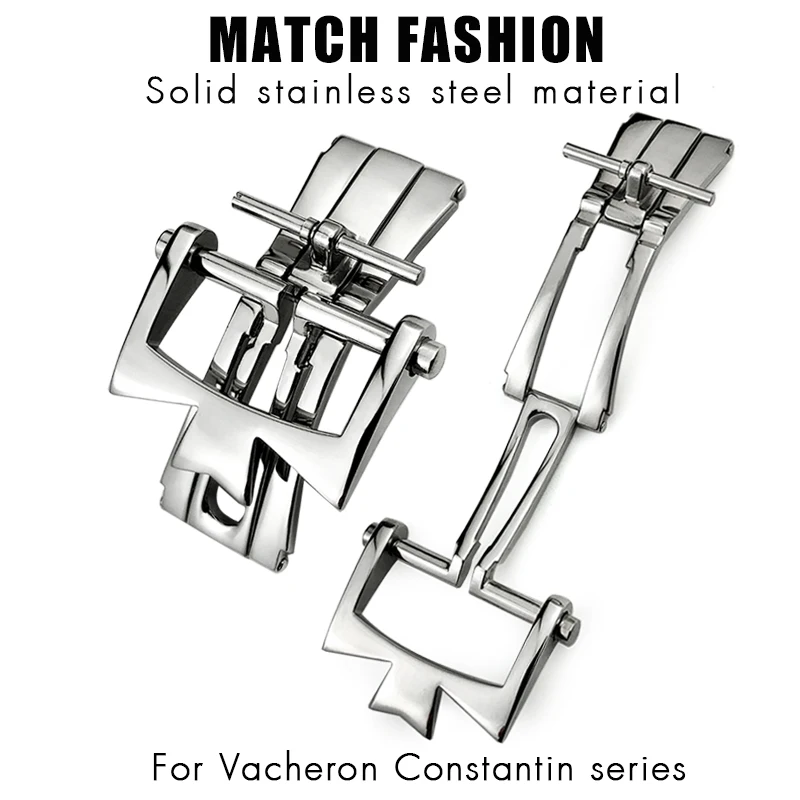 for Vacheron Constantin Leather Strap Silver Rose Gold Butterfly Blasp 18mm 20mm 316L Stainless Steel Folding Watch Buckle
for Vacheron Constantin Leather Strap Silver Rose Gold Butterfly Blasp 18mm 20mm 316L Stainless Steel Folding Watch Buckle