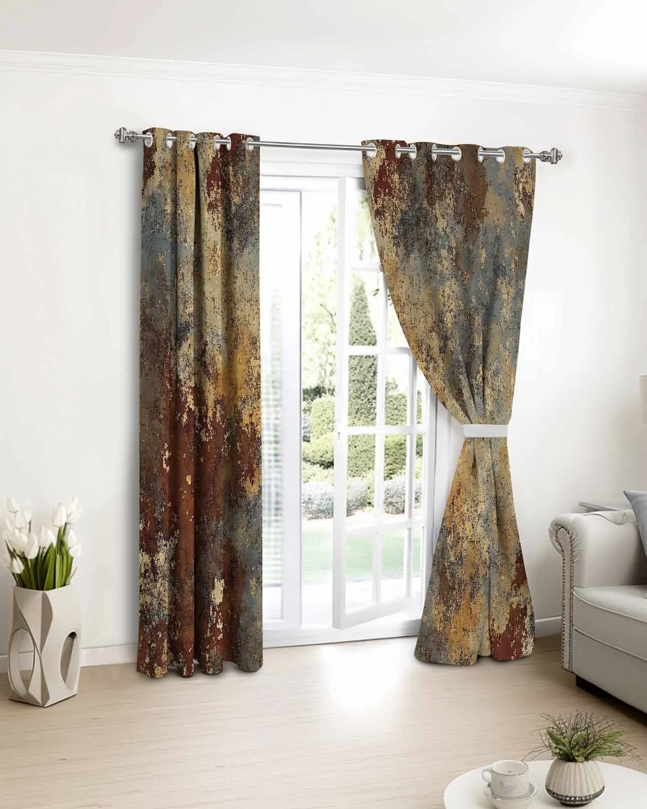 Vintage Abstract Rust Distressed Curtains For Kitchen Bedroom Window Treatment Curtains for Living Room Home Decor Drapes
Vintage Abstract Rust Distressed Curtains For Kitchen Bedroom Window Treatment Curtains for Living Room Home Decor Drapes