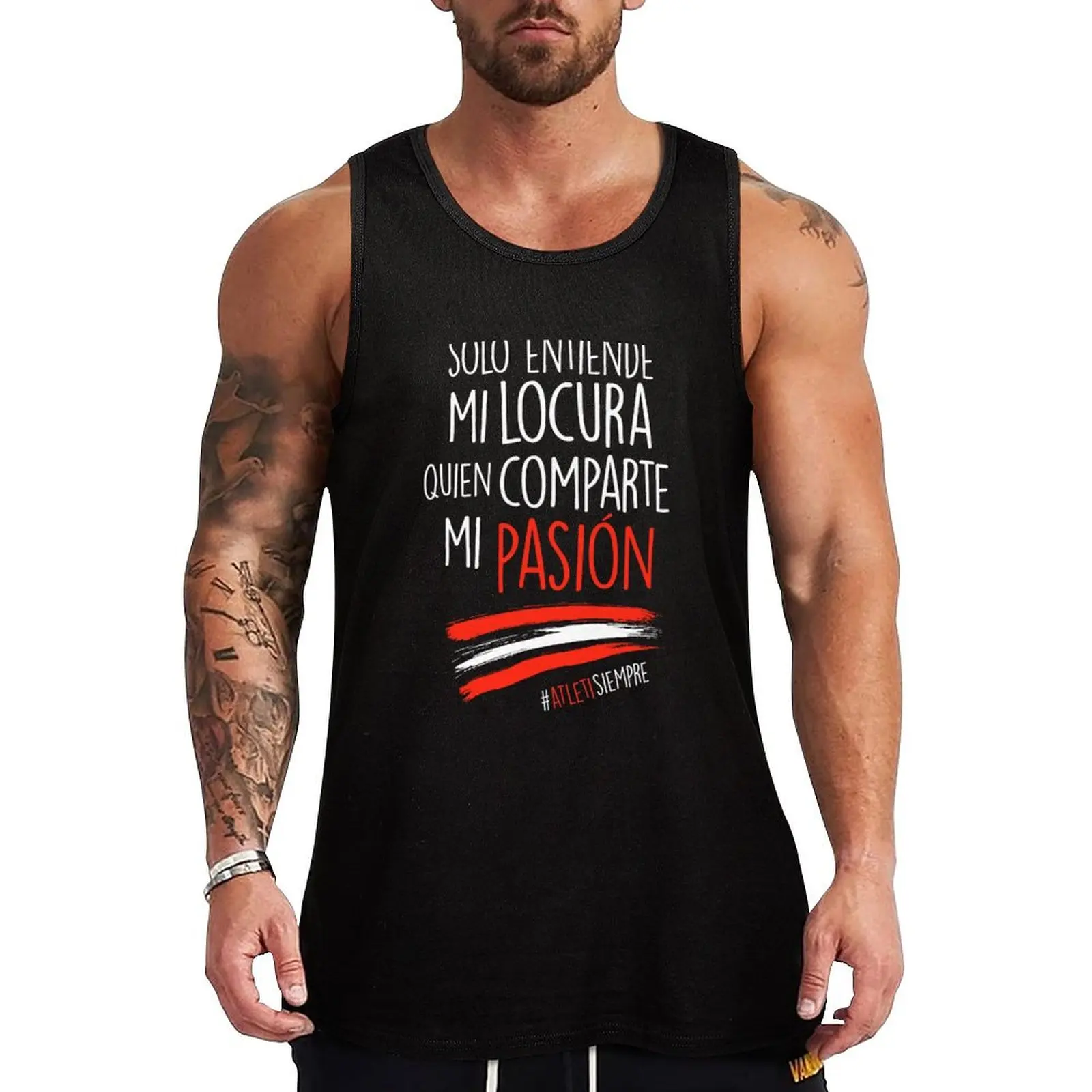 Atleti - Solo Entiende Mi Locura Quien Comparte Mi Pasión Tank Top Short sleeve Japanese t-shirt male top
Atleti - Solo Entiende Mi Locura Quien Comparte Mi Pasión Tank Top Short sleeve Japanese t-shirt male top