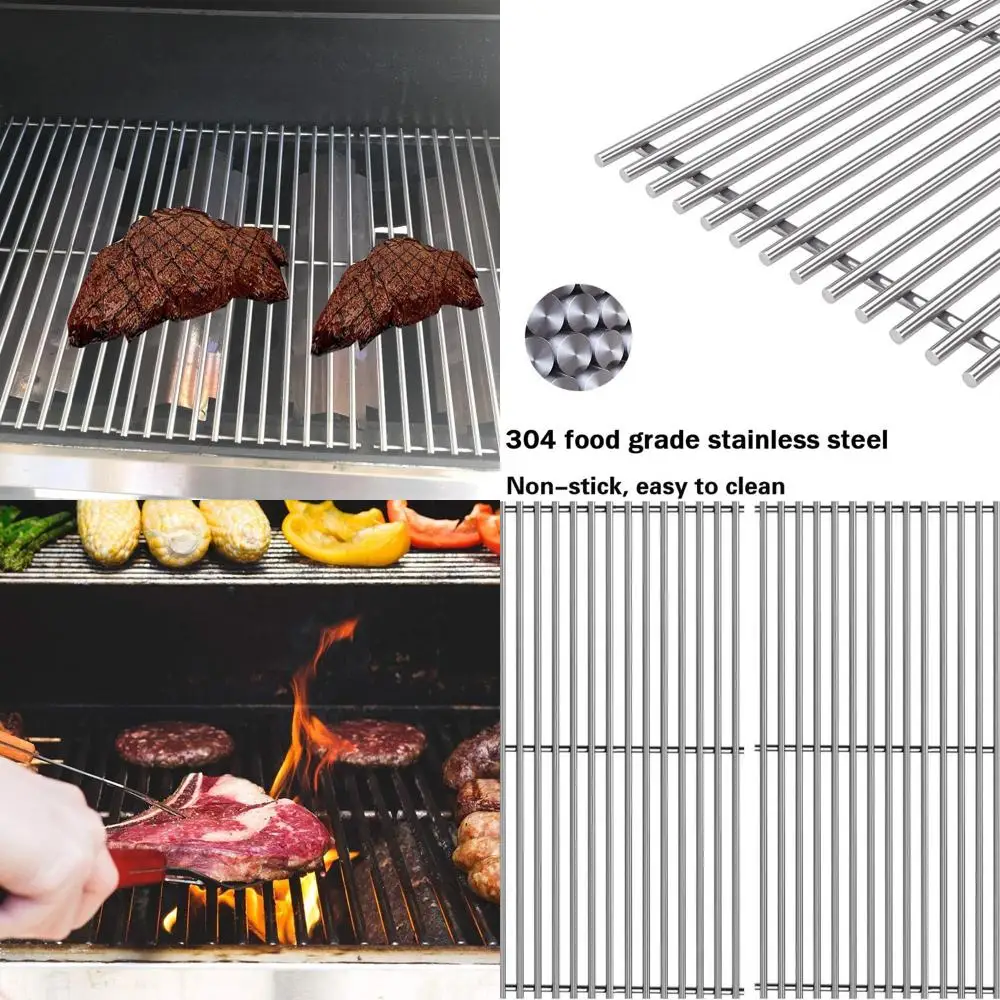 19.25 Stainless Steel Cooking Grates 2-Pack Replacement for Jenn-Air 720-0336, Nexgrill 720-0163, 720-0511, 720-0430, 720-0433 M
19.25 Stainless Steel Cooking Grates 2-Pack Replacement for Jenn-Air 720-0336, Nexgrill 720-0163, 720-0511, 720-0430, 720-0433 M
