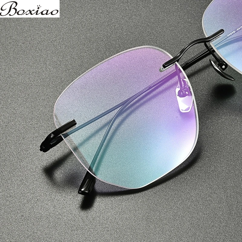 Borderless Nearsighted Glasses for Women with Large Facial Features Can Be Equipped with Pure Titanium Anti Blue Light Glasses
Borderless Nearsighted Glasses for Women with Large Facial Features Can Be Equipped with Pure Titanium Anti Blue Light Glasses