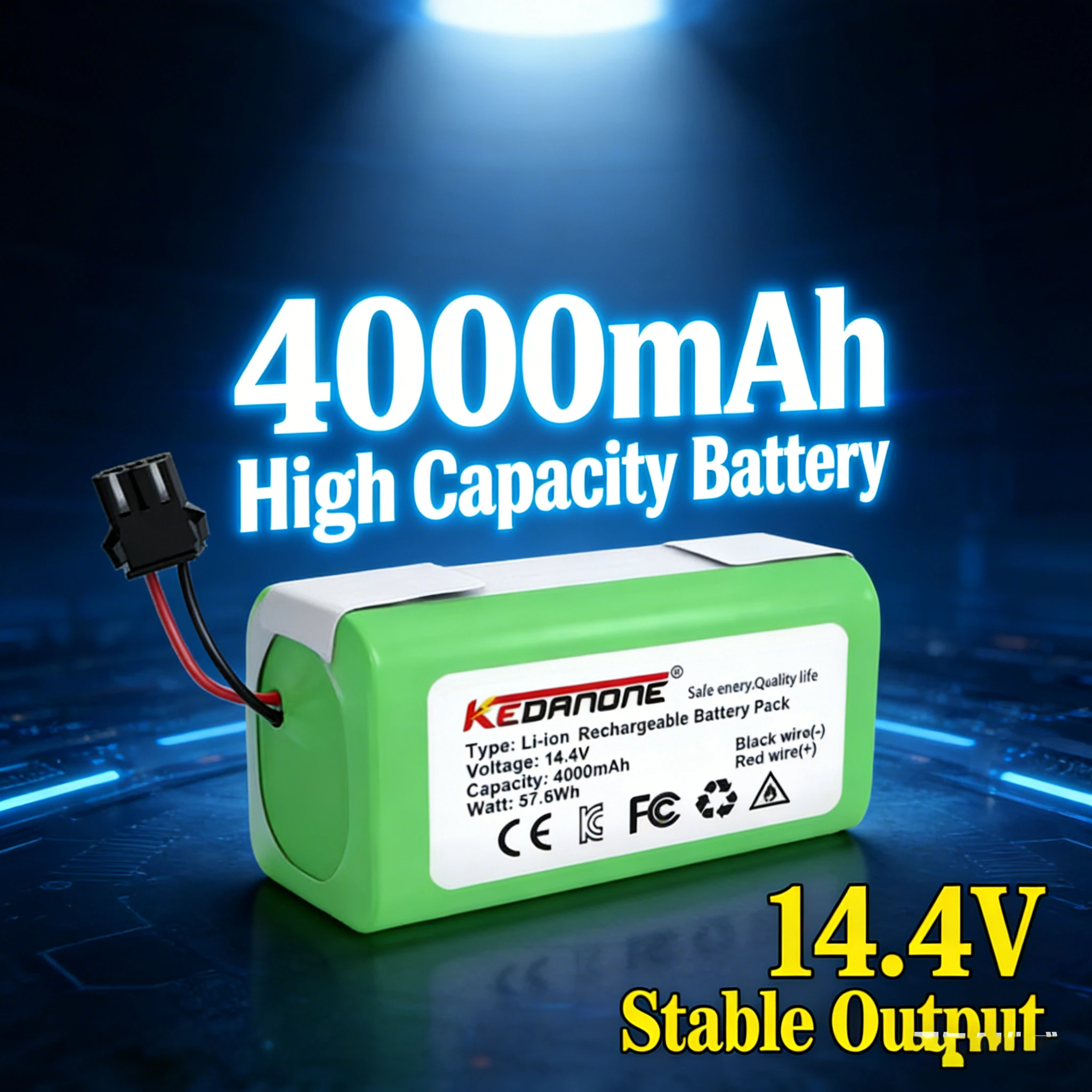 Replacement Battery 14.4V 4000mAh for CECOTEC CONGA 950 990 999 1190 1091 1099 1790 1990 2290 5290 Vacuum Cleaner Battery
Replacement Battery 14.4V 4000mAh for CECOTEC CONGA 950 990 999 1190 1091 1099 1790 1990 2290 5290 Vacuum Cleaner Battery