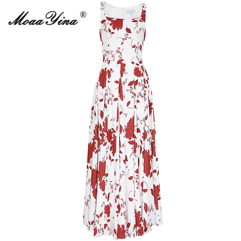 MoaaYina Spring Fashion Designer Elegant Floral Print Dress Women's Square Collar Holiday Party High Waist Slim Sling Long Dress
MoaaYina Spring Fashion Designer Elegant Floral Print Dress Women's Square Collar Holiday Party High Waist Slim Sling Long Dress