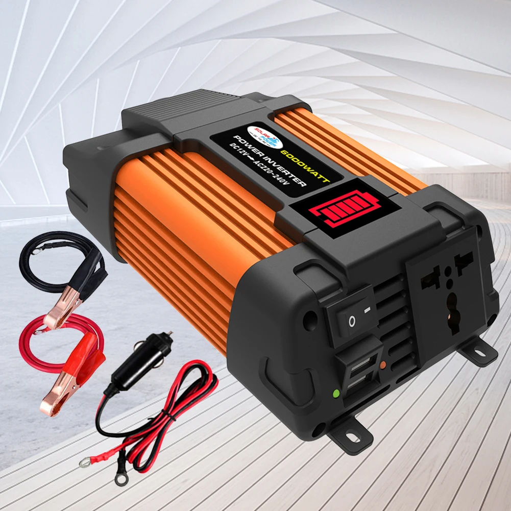 Voltage Transformer Car Adapter Modified Sine Wave Car Inverter Converter Multiple Protection for Automobile RV
Voltage Transformer Car Adapter Modified Sine Wave Car Inverter Converter Multiple Protection for Automobile RV