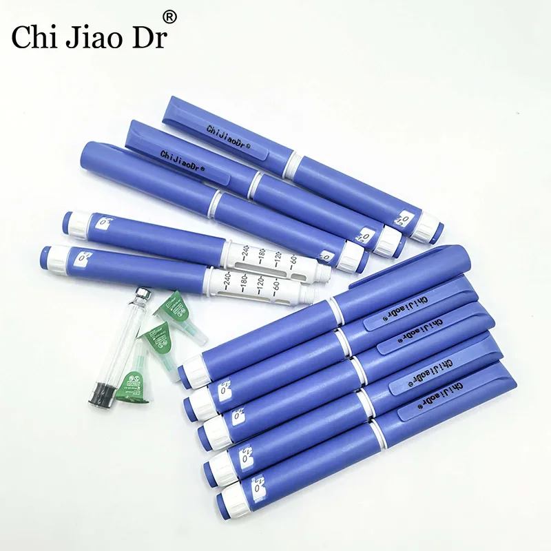 ChiJiaoDr 10PCS Disposable Injection Pen Ethylene Oxide Sterilization Sterile Injection Pen Adjustable Selection Press Injector
ChiJiaoDr 10PCS Disposable Injection Pen Ethylene Oxide Sterilization Sterile Injection Pen Adjustable Selection Press Injector