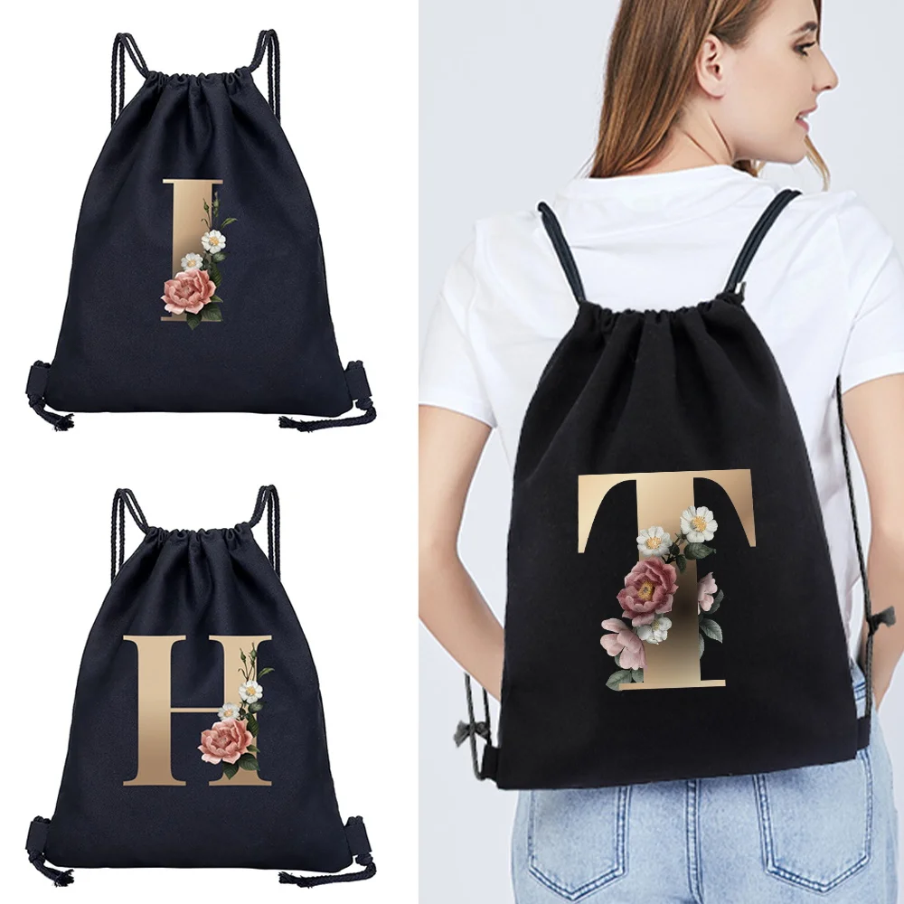 New Fashion Backpack Unisex Gold Letter Series Pattern Printing Daily Outdoor Fitness Sundries Bag Drawstring Backpack.
New Fashion Backpack Unisex Gold Letter Series Pattern Printing Daily Outdoor Fitness Sundries Bag Drawstring Backpack.