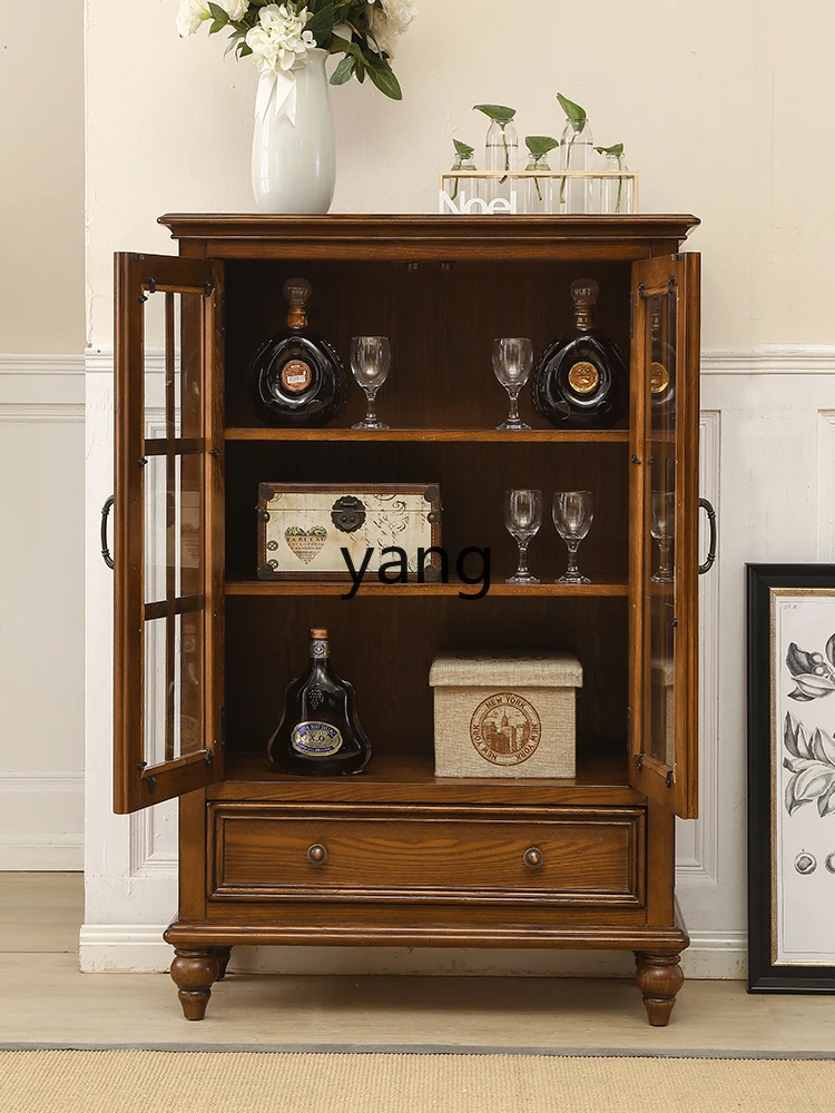 LH White Ash Solid Wood Double Door Side Cabinet Vintage Wine Cabinet Bookshelf Small Apartment
LH White Ash Solid Wood Double Door Side Cabinet Vintage Wine Cabinet Bookshelf Small Apartment