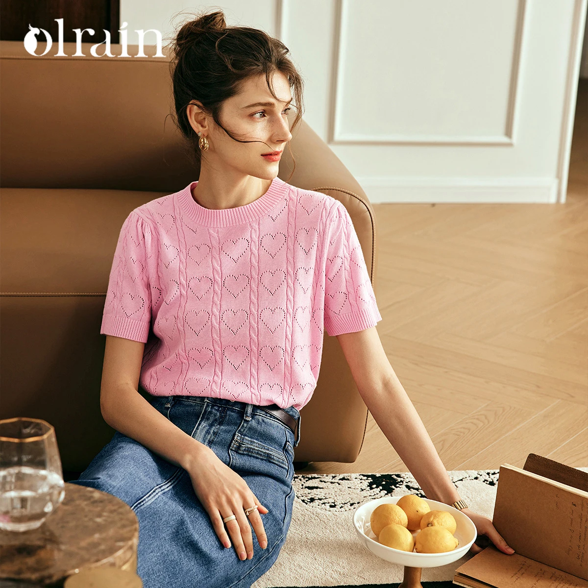 OLrain Women Pullover 2025 Summer French Pink Short-sleeved Knitted Sweater Fashion Round Neck Hollow Loose Jumpers O57XZ66585
OLrain Women Pullover 2025 Summer French Pink Short-sleeved Knitted Sweater Fashion Round Neck Hollow Loose Jumpers O57XZ66585