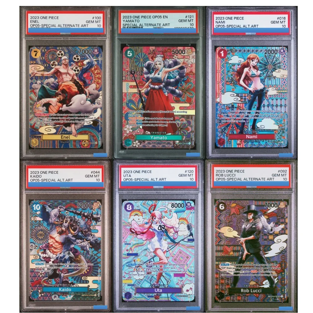 Proxy ONE PIECE OP05 SP Card AWAKENING OF THE NEW ERA NAMI UTA ENEL KAIDO LUCCI Authentication Grading 10 Collection Game Card
Proxy ONE PIECE OP05 SP Card AWAKENING OF THE NEW ERA NAMI UTA ENEL KAIDO LUCCI Authentication Grading 10 Collection Game Card