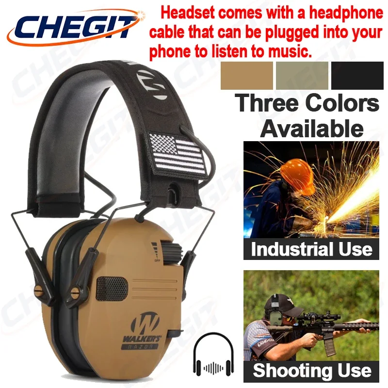 NEW Outdoor Tactical Electronic Shooting Earmuffs Anti-Noise Headphone Sound Amplification Hearing Protection Headset Foldable
NEW Outdoor Tactical Electronic Shooting Earmuffs Anti-Noise Headphone Sound Amplification Hearing Protection Headset Foldable