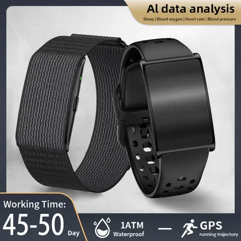 AI Health Wristband Smart Watch Bracelet Men Women Heart Rate Blood Pressure Monitor Waterproof Sports Smartband Fitness Tracker