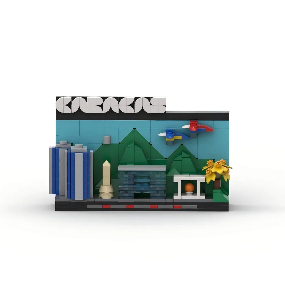 MOC Architecture City Landscape Caracas Postcard Series Building Blocks Assembly Model Bricks Toy Family Friends Holiday Gift
MOC Architecture City Landscape Caracas Postcard Series Building Blocks Assembly Model Bricks Toy Family Friends Holiday Gift