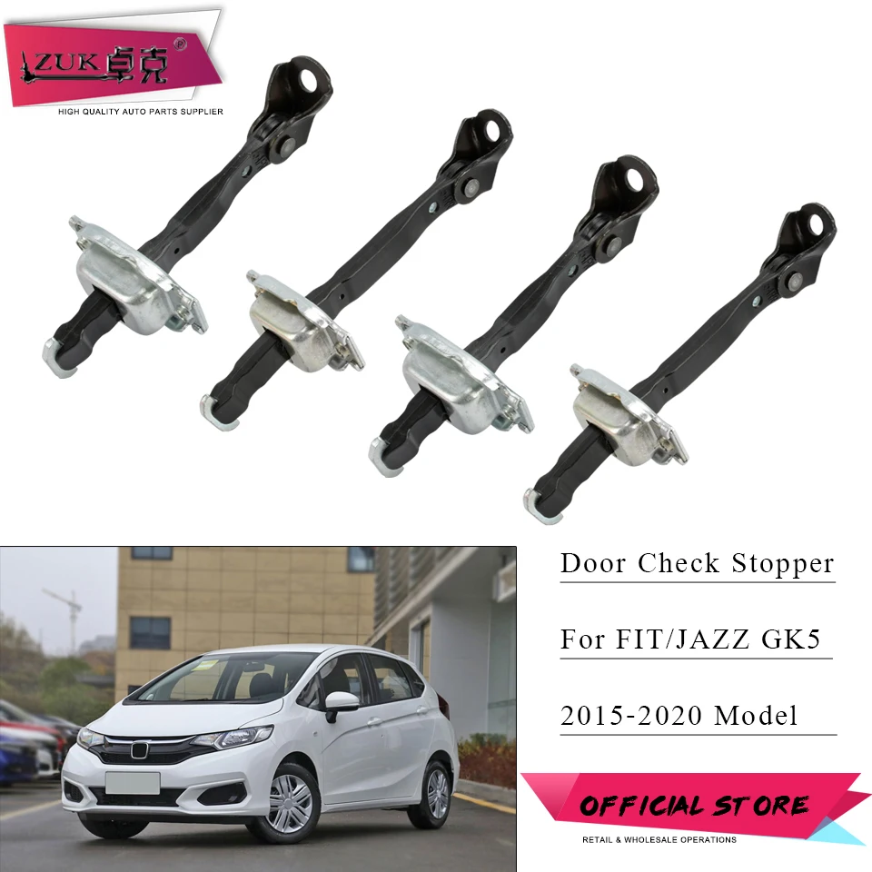 ZUK 4PCS Front Rear Door Stopper Checker Door-Check Strap Hinge Arm For HONDA FIT JAZZ GK5 2015-2020 72380-T5A-003 72880-T5A-003
ZUK 4PCS Front Rear Door Stopper Checker Door-Check Strap Hinge Arm For HONDA FIT JAZZ GK5 2015-2020 72380-T5A-003 72880-T5A-003