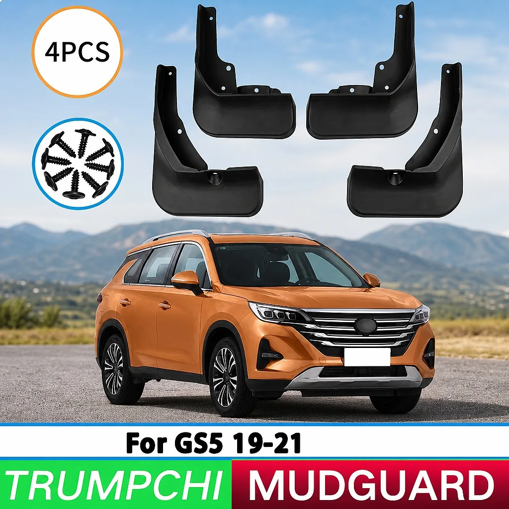 Splash Guards Mud Flaps for Trumpchi GS5 2019-2021 Front Rear Wheel Mudguards Car Accessories
Splash Guards Mud Flaps for Trumpchi GS5 2019-2021 Front Rear Wheel Mudguards Car Accessories