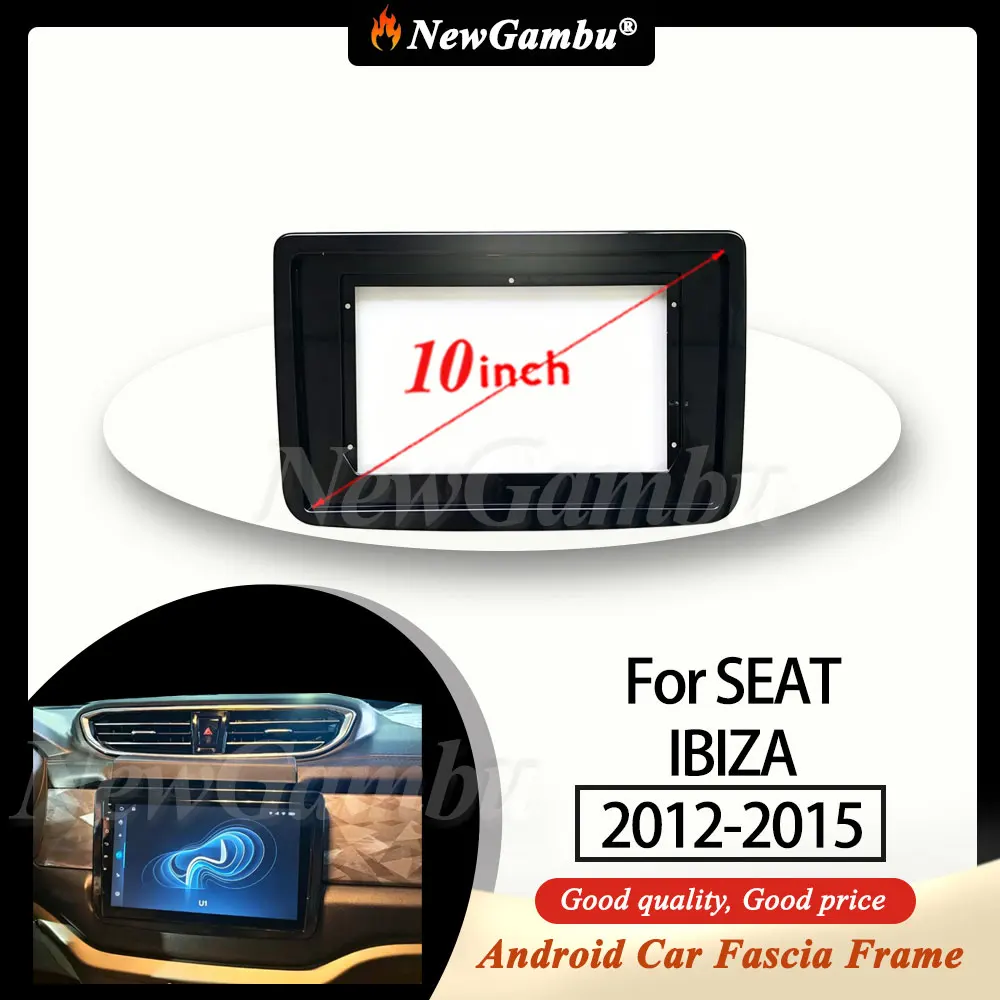 NewGambu 10 Inch Radio Fascia fit For DONGFENG RUIQI 6 Pro 2025 Fascia Frame No Cable Android Car Trim Panel