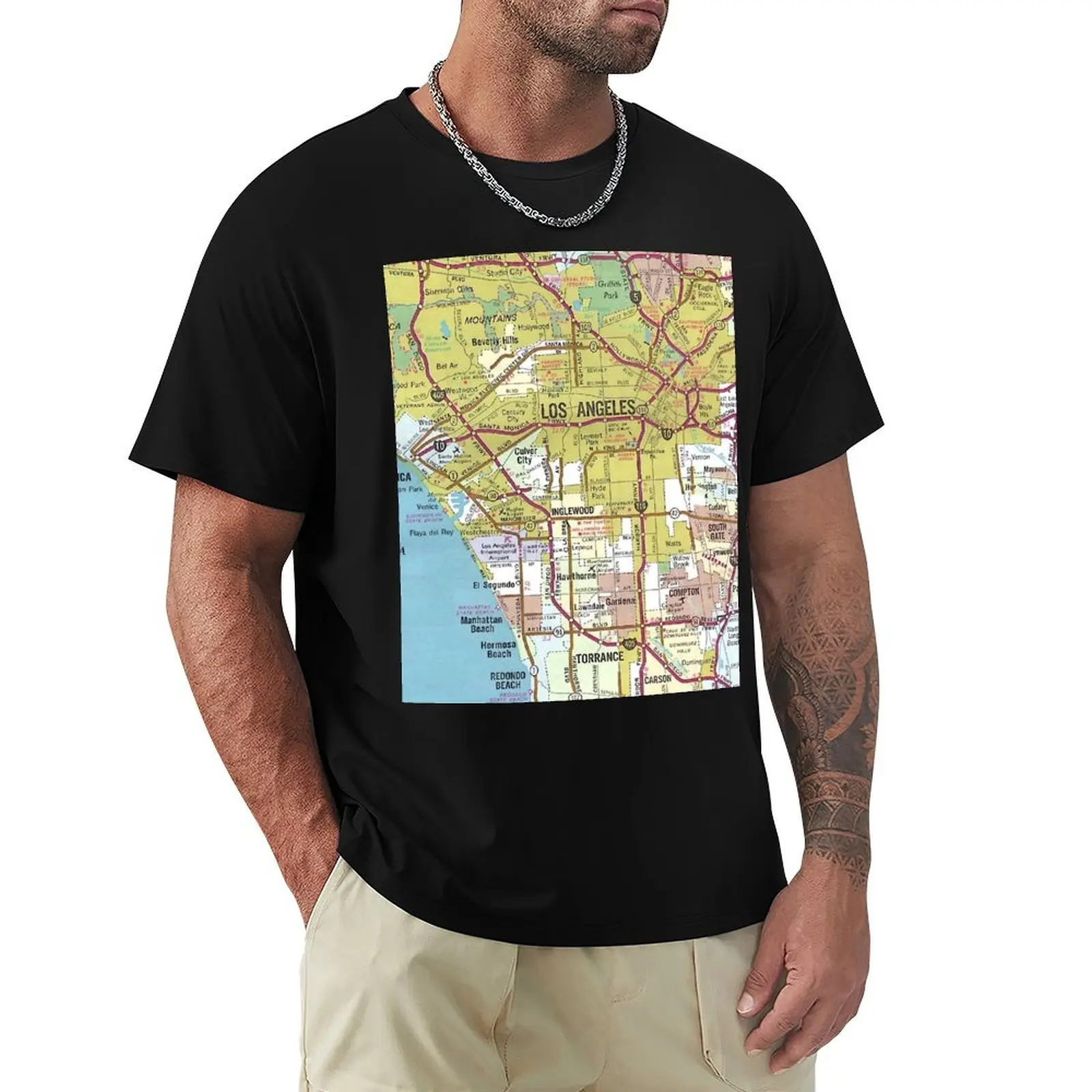 Los Angeles Map T-Shirt Plus Size Loose Short Sleeve Top
Los Angeles Map T-Shirt Plus Size Loose Short Sleeve Top