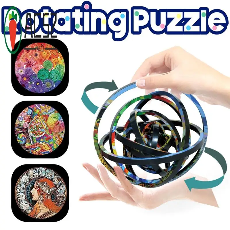 AC52-360 Degree Dimensional Rotation Double-Sided Circular Puzzle Rotating Puzzle For Children's Christmas Gifts
AC52-360 Degree Dimensional Rotation Double-Sided Circular Puzzle Rotating Puzzle For Children's Christmas Gifts