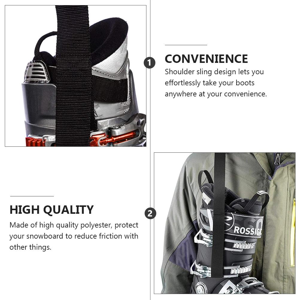 4pcs Ski Boot Straps Adjustable Shoulder length Carry High quality Polyester Ski Accessories Snowboarding Boots Secure Folds
4pcs Ski Boot Straps Adjustable Shoulder length Carry High quality Polyester Ski Accessories Snowboarding Boots Secure Folds