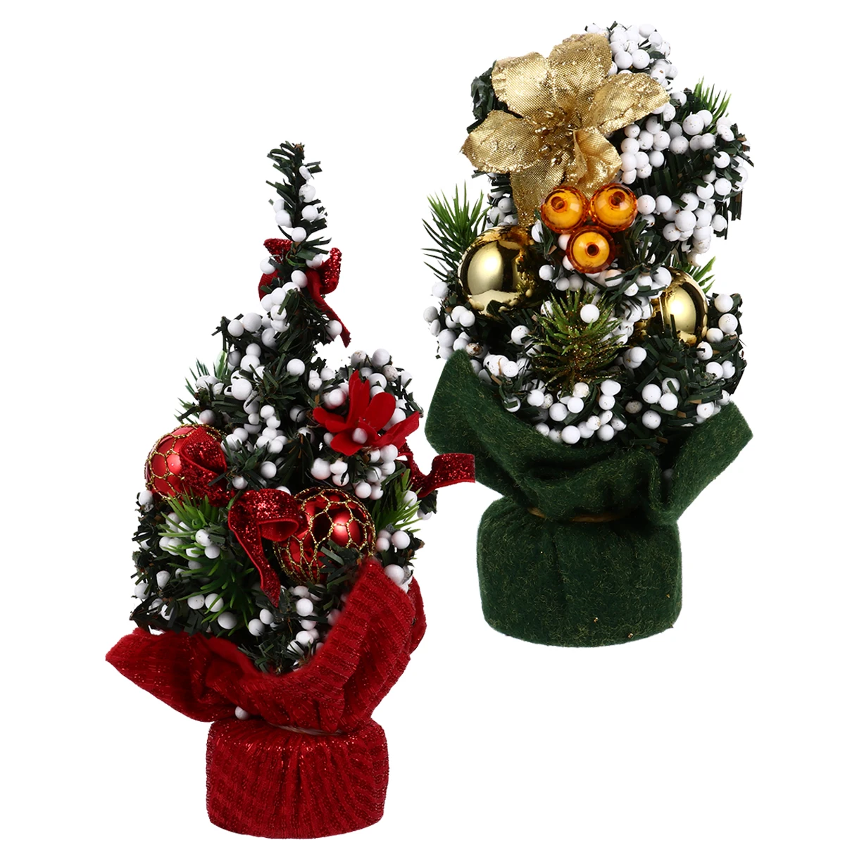 2Pcs Mini Christmas Tree naments Adornment Xmas Decoration Small Desktop PVC Fire Resistant Storage Friendly Home Office
2Pcs Mini Christmas Tree naments Adornment Xmas Decoration Small Desktop PVC Fire Resistant Storage Friendly Home Office