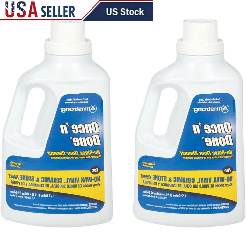 OnceDone Cleaner Concentrate Floor Cleaner 64oz Liquid Multi Surface Cleaner Unscented High Quality 2 Pack Heavy Duty Cleaning
OnceDone Cleaner Concentrate Floor Cleaner 64oz Liquid Multi Surface Cleaner Unscented High Quality 2 Pack Heavy Duty Cleaning
