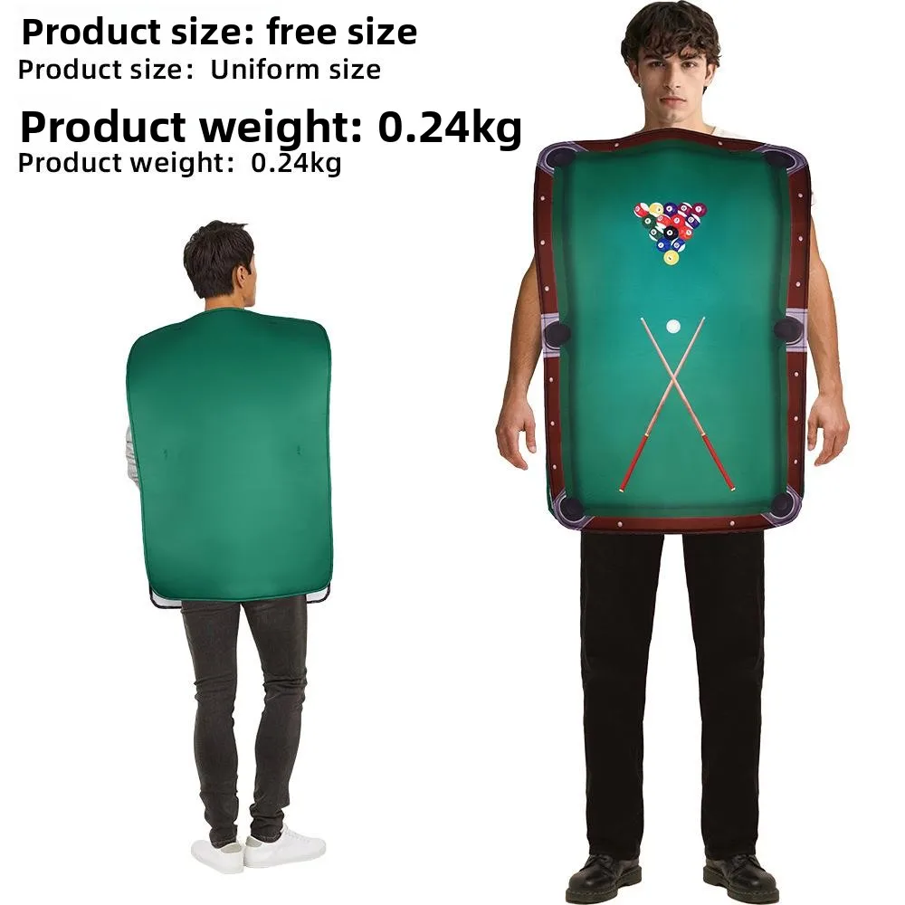 Хэллоуин Косплей Костюм Бильярдный Стол Cosite Губка Par Activi Забавный Реквизит Одежда для выступлений на сцене Женская мода
Хэллоуин Косплей Костюм Бильярдный Стол Cosite Губка Par Activi Забавный Реквизит Одежда для выступлений на сцене Женская мода