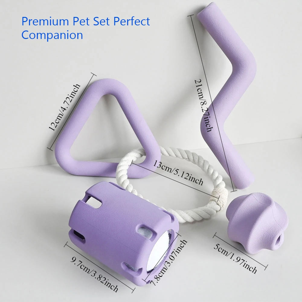 Rubber Pet Toy Set Multi-Dog Tug Fetch Chew Treat Dispensing Toys,High-quality version
Rubber Pet Toy Set Multi-Dog Tug Fetch Chew Treat Dispensing Toys,High-quality version