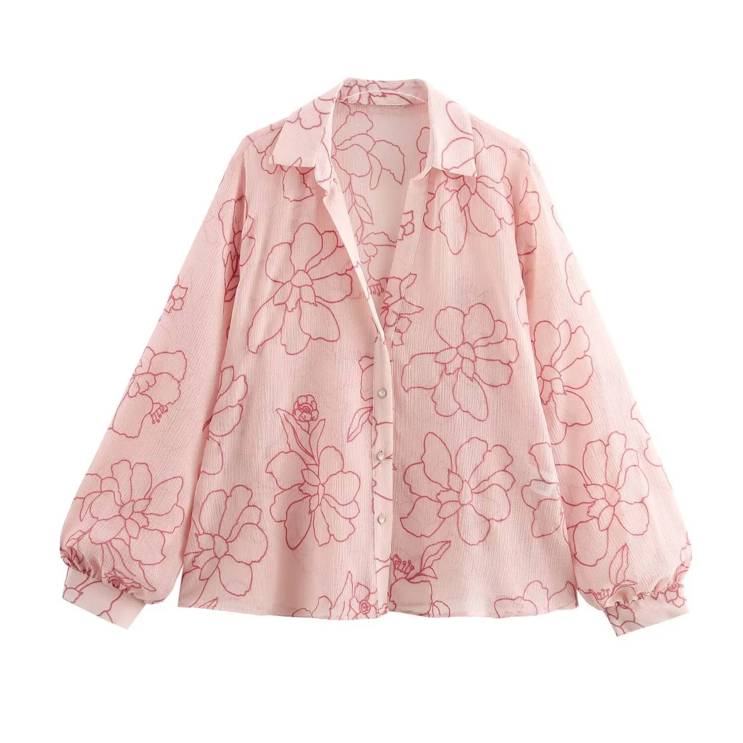 TAOP&ZA Women's 2025 Spring New Fashion All-match Loose Flower Decorated Drape Shirt 3564061
TAOP&ZA Women's 2025 Spring New Fashion All-match Loose Flower Decorated Drape Shirt 3564061