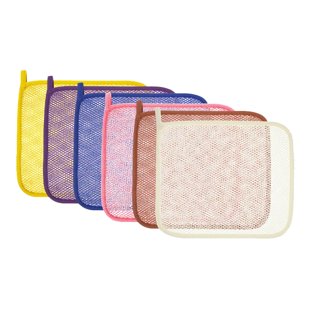 6 Pcs Bath Towel Back Scrubber for Shower Washers Net Cloth Scrubbers Body Exfoliator Sponge
6 Pcs Bath Towel Back Scrubber for Shower Washers Net Cloth Scrubbers Body Exfoliator Sponge