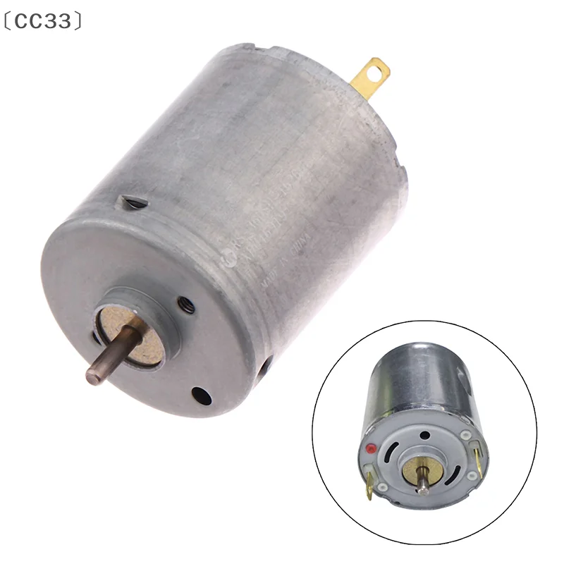 〔CC33〕 DIY Toys Hair Dryer Electric Fans Accessories 360SH DC12V-24V Motor 13800RPM High Speed Carbon Brush Micro Motor
〔CC33〕 DIY Toys Hair Dryer Electric Fans Accessories 360SH DC12V-24V Motor 13800RPM High Speed Carbon Brush Micro Motor