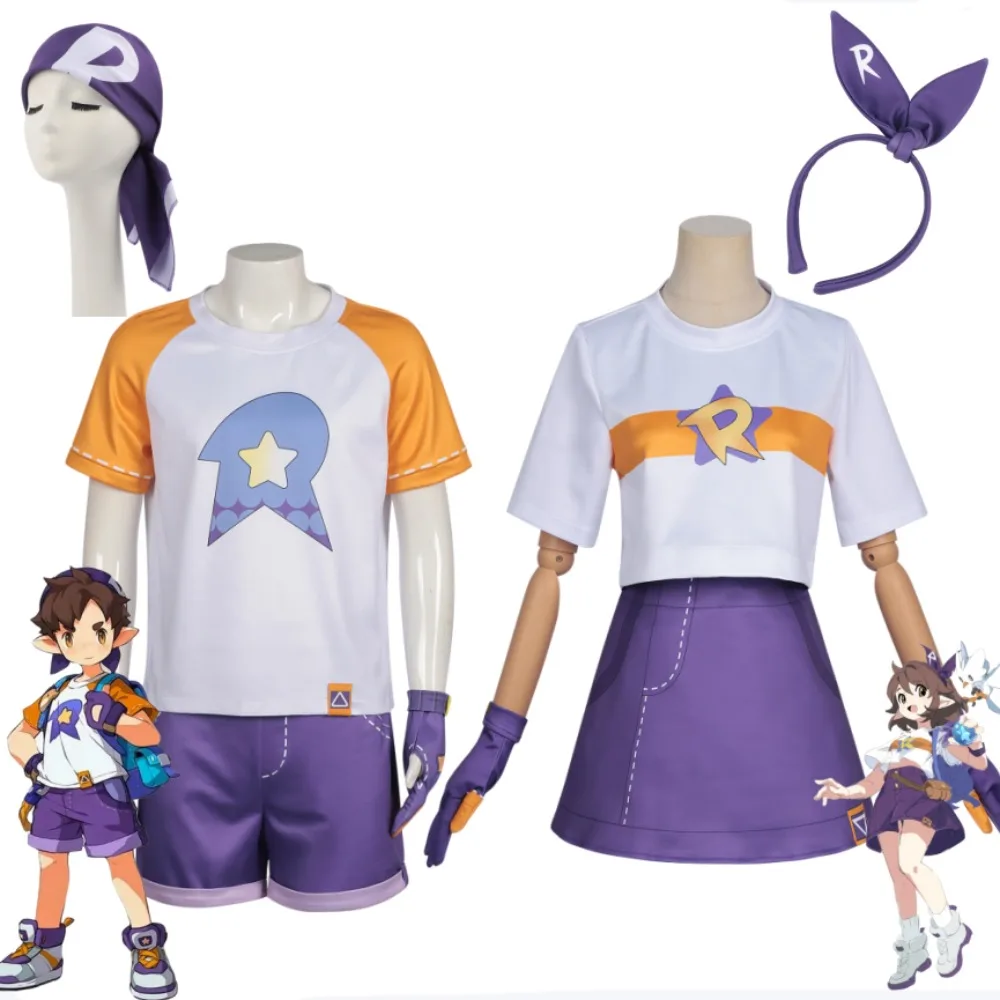 Roco Kingdom Little Roco Cosplay Full Set Casual Sporty Outfit with T-Shirt Gloves Unisex Game Halloween Comic Con Stage Costume
Roco Kingdom Little Roco Cosplay Full Set Casual Sporty Outfit with T-Shirt Gloves Unisex Game Halloween Comic Con Stage Costume