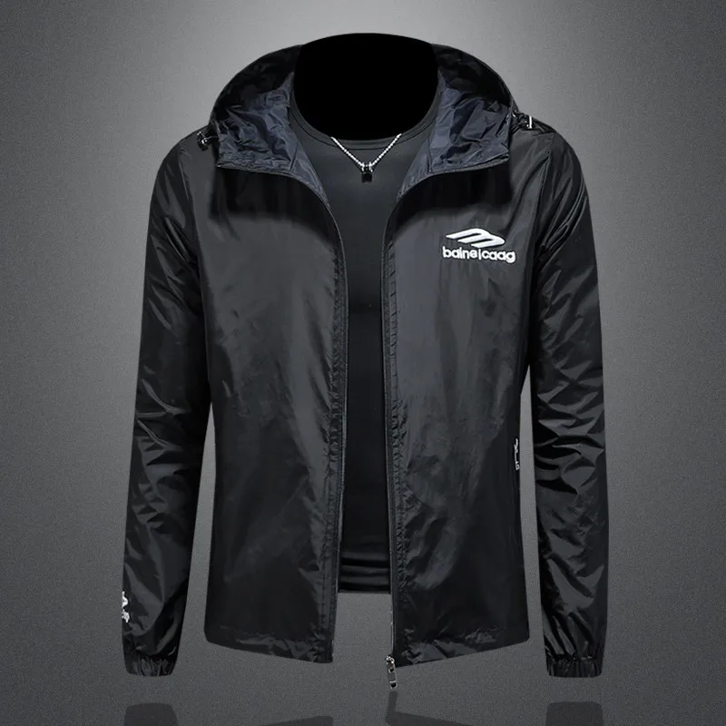 Men's Two-Way Wear Jaet with Hood Long Sve Lightweight Spor Casual Thin Large Size Coat Polyester Fiber Zipper Closure
Men's Two-Way Wear Jaet with Hood Long Sve Lightweight Spor Casual Thin Large Size Coat Polyester Fiber Zipper Closure