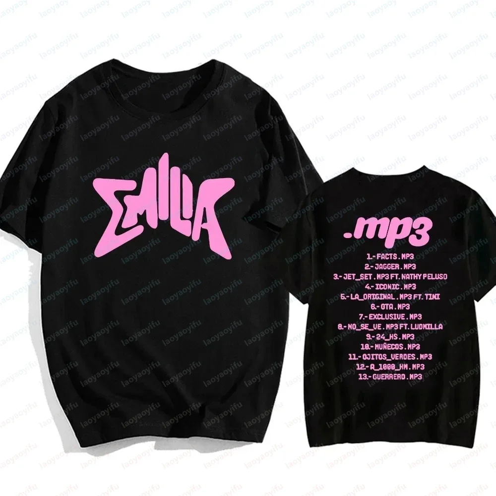Emilia Mernes MP3 Graphic T-shirt Summer O-neck Short Sleeve Tee Cotton Hip Hop Streetwear Camiseta Printing Tops Men Clothing
Emilia Mernes MP3 Graphic T-shirt Summer O-neck Short Sleeve Tee Cotton Hip Hop Streetwear Camiseta Printing Tops Men Clothing