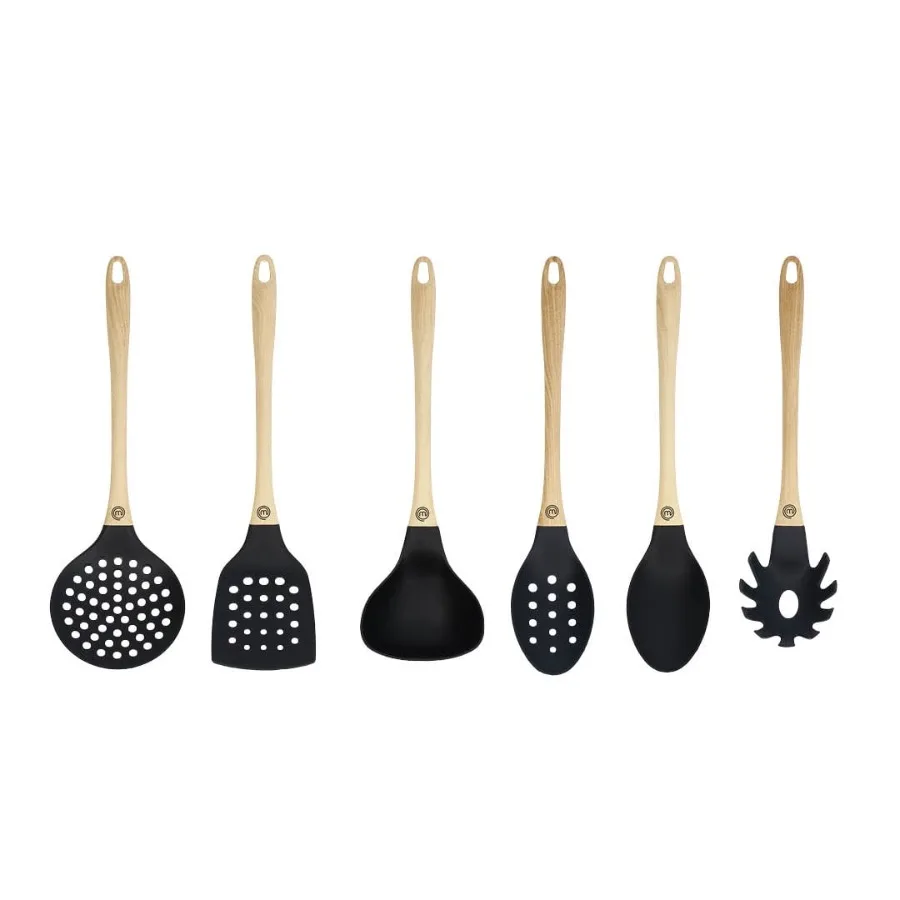 Set of 6 Kitchen Utensils, Non Stick Heat Resistant Tools
Set of 6 Kitchen Utensils, Non Stick Heat Resistant Tools