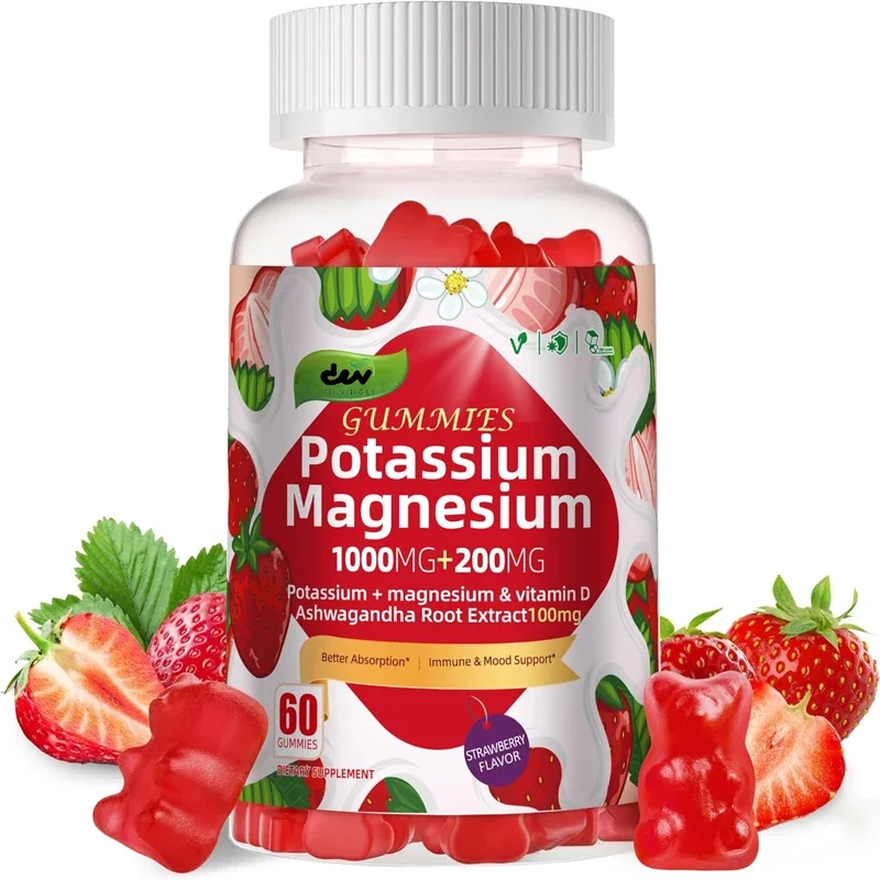 Highly absorbable magnesium glycinate, B6,D3, Potassium citrate is suitable for muscles, electrolytes, adults, sugar free
Highly absorbable magnesium glycinate, B6,D3, Potassium citrate is suitable for muscles, electrolytes, adults, sugar free