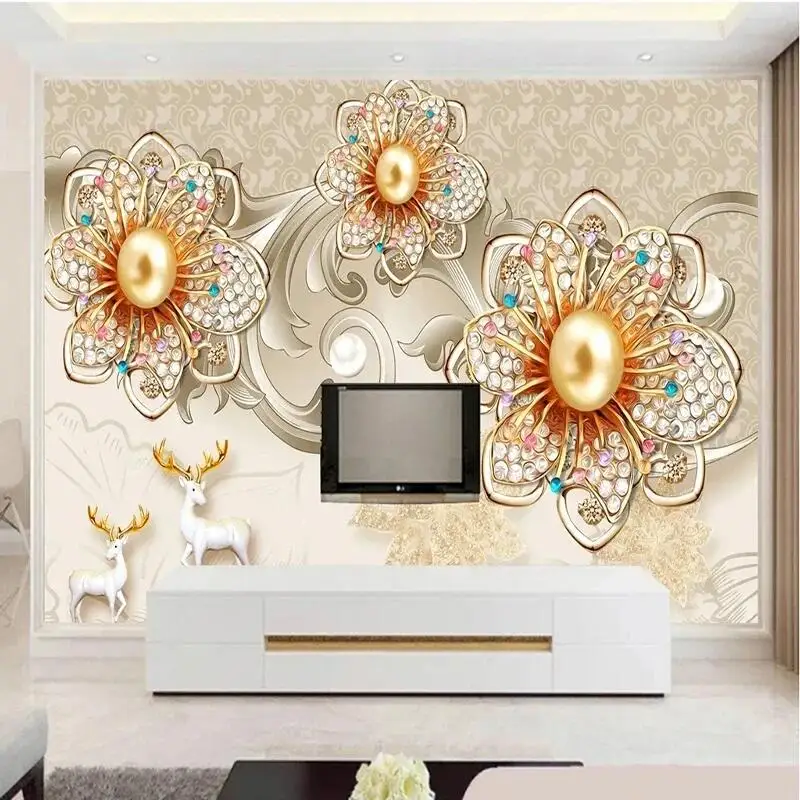 Custom Photo Mural 3D European Style Wallpaper Abstract Art Floral Flower Pattern Living Room TV Sofa Bedroom Background Decor
Custom Photo Mural 3D European Style Wallpaper Abstract Art Floral Flower Pattern Living Room TV Sofa Bedroom Background Decor