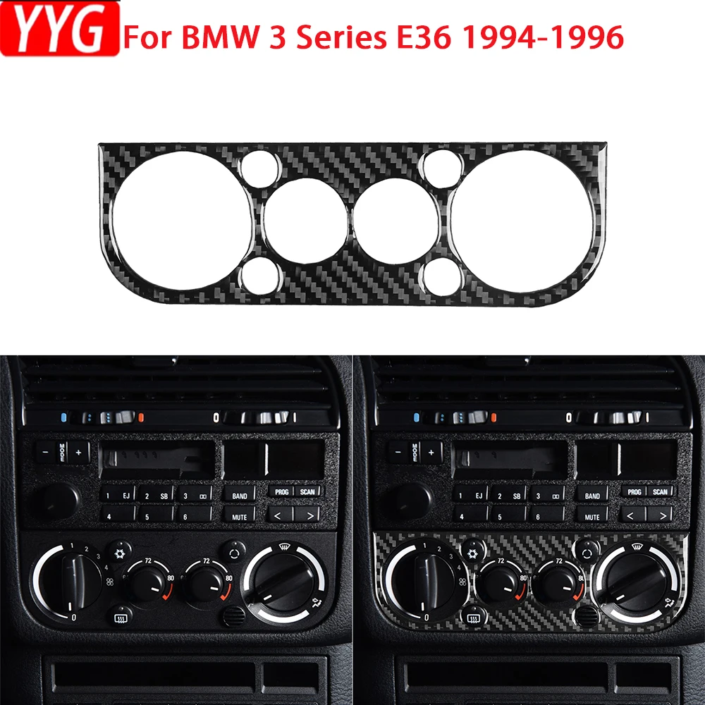For BMW 3 Series E36 1994-1996 Soft carbon fiber Car Styling CD Panel Air Conditioning Button Switch Cover Decoration Sticker
For BMW 3 Series E36 1994-1996 Soft carbon fiber Car Styling CD Panel Air Conditioning Button Switch Cover Decoration Sticker