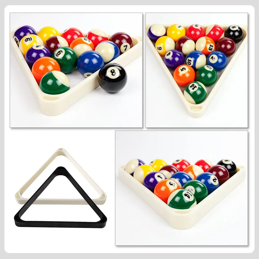 2Pcs Billiard Balls Triangle Rack Heavy Duty Plastic Pool Triangle Frame Scratch Resistant Billiard Holder for Tournament and
2Pcs Billiard Balls Triangle Rack Heavy Duty Plastic Pool Triangle Frame Scratch Resistant Billiard Holder for Tournament and