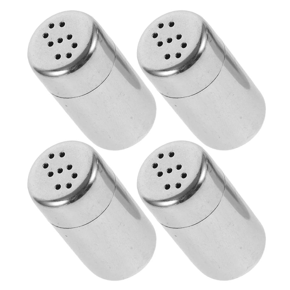 4Pcs Metal Seasoning Shaker Set Compact Stainless Steel Salt Pepper Container for Home Kitchen Camping Spice Storage Solution
4Pcs Metal Seasoning Shaker Set Compact Stainless Steel Salt Pepper Container for Home Kitchen Camping Spice Storage Solution