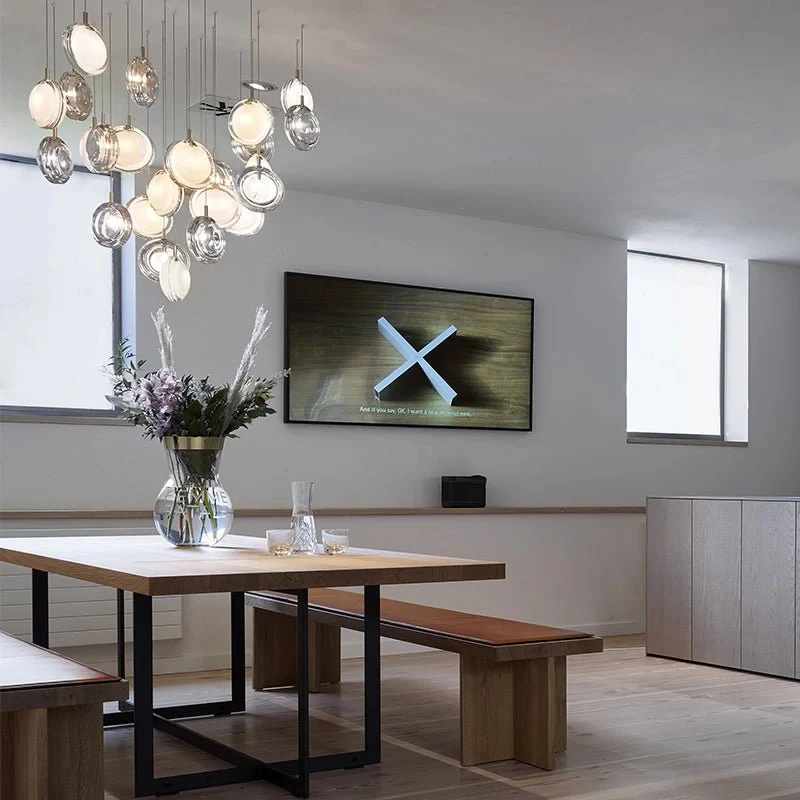 REVEN American Style Luxury Chandelier Glass Pendant Light Luster Adjustable Height Dimmable Luster for Living Room Dining
REVEN American Style Luxury Chandelier Glass Pendant Light Luster Adjustable Height Dimmable Luster for Living Room Dining