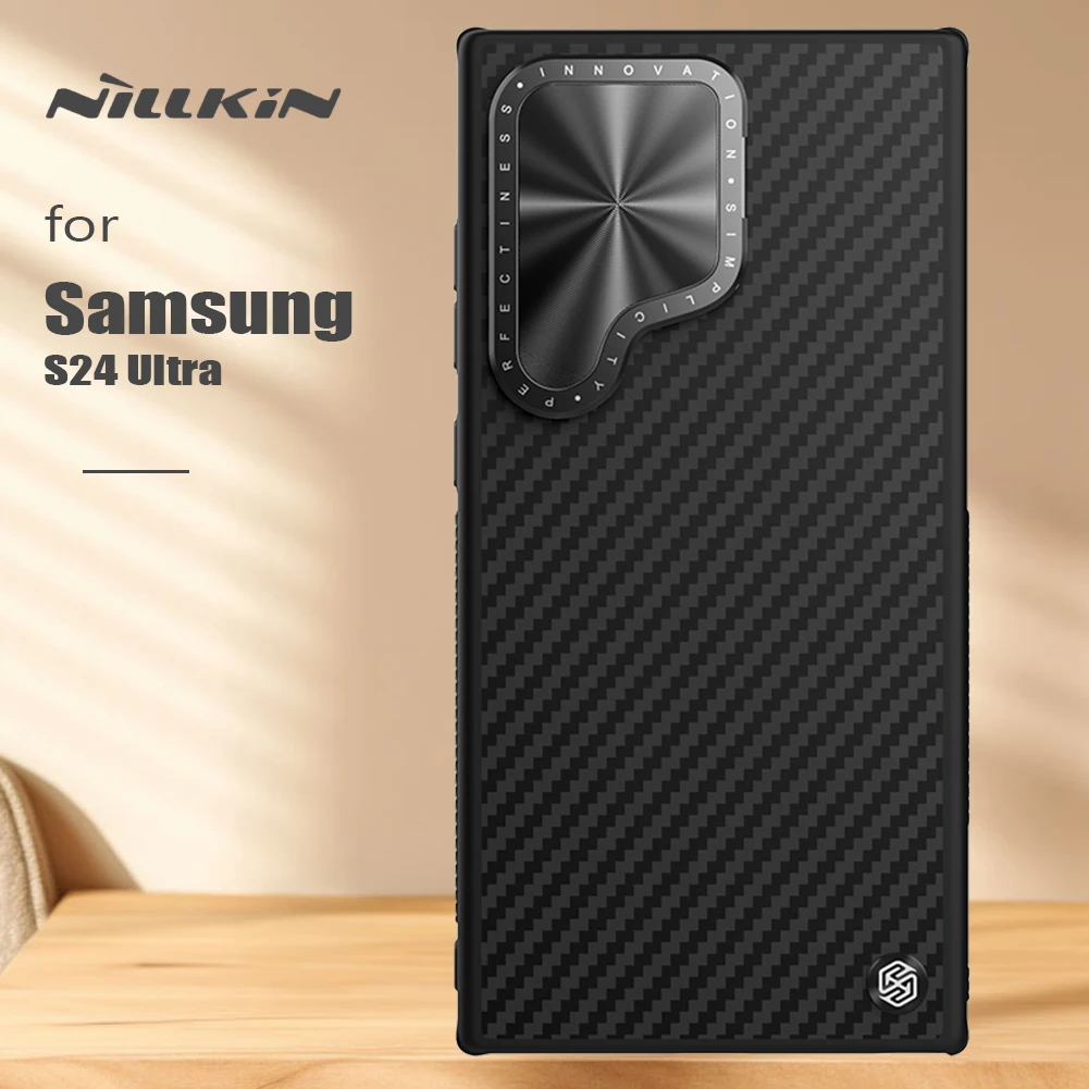 NILLKIN for Samsung Galaxu S24 Ultra 5G case CarboProp Lens soft frame Camera Protection high quality Back cover
NILLKIN for Samsung Galaxu S24 Ultra 5G case CarboProp Lens soft frame Camera Protection high quality Back cover